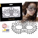 MASCHERA NERA PER DONNA CON STRASS