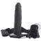 Vibratore strap-on nero cavo real rapture da 20 cm