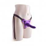 Strapon per donna con fallo realistico viola