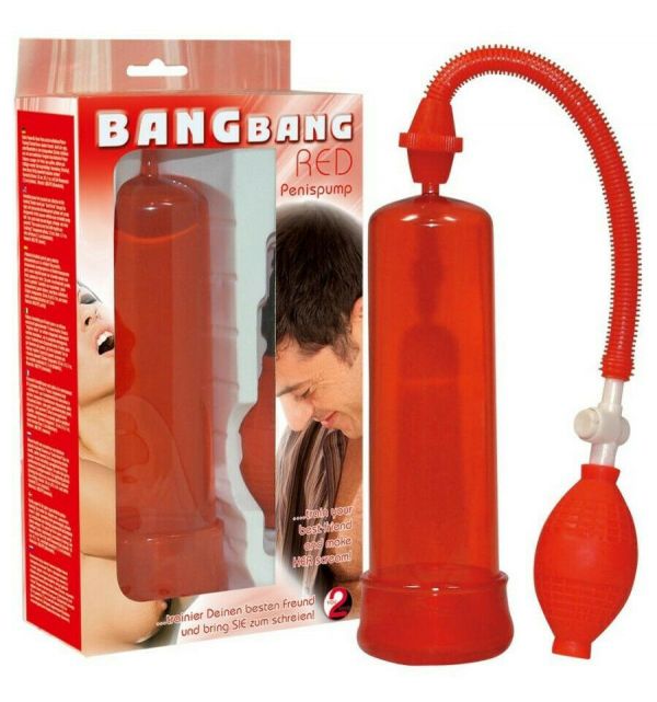 Sviluppatore a pompa per pene bang bang Rosso